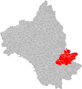 Localisation de Communauté de communes de Millau Grands Causses