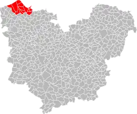 Localisation de Communauté de communes de Quillebeuf-sur-Seine