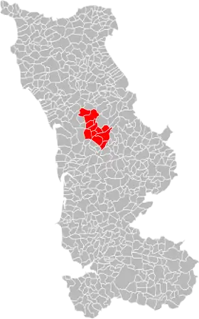 Localisation de Communauté de communes Sèves-Taute