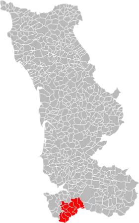 Localisation de Communauté de communes de Saint-James