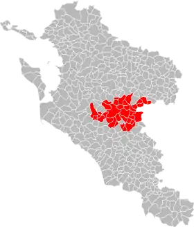 Localisation de Communauté d'agglomération de Saintes