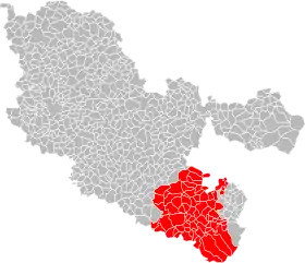 Localisation de Communauté de communes de Sarrebourg - Moselle Sud