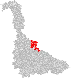 Localisation de Communauté de communesde Seille et Mauchère