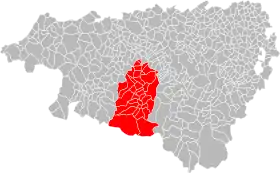 Localisation de Communauté de communes de Soule-Xiberoa