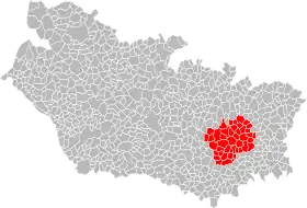 Localisation de Communauté de communes de Terre de Picardie