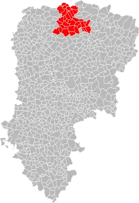 Localisation de Communauté de communes Thiérache Sambre et Oise