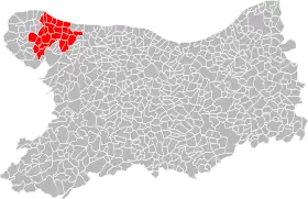 Localisation de Communauté de communes de Trévières