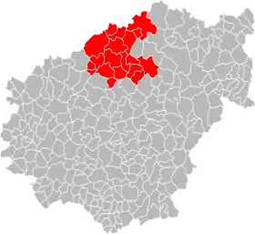 Localisation de Communauté de communes de Vézère-Monédières-Millesources