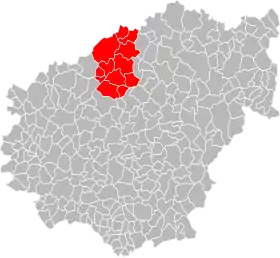 Localisation de Communauté de communes de Vézère Monédières