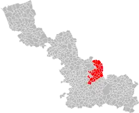 Localisation de Valenciennes Métropole