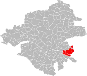 Localisation de Communauté de communes de Vallet