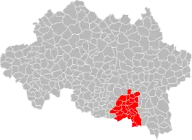 Localisation de Communauté d'agglomération de Vichy Val d'Allier