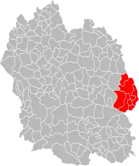 Localisation de Communauté de communes de Villefort