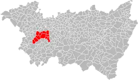 Localisation de Communauté de communes de Vittel-Contrexéville