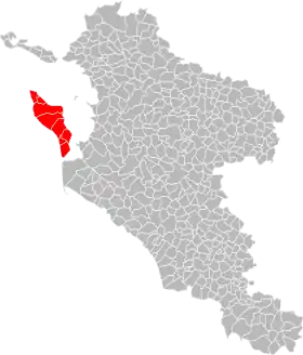 Localisation de Communauté de communes de l'île d'Oléron
