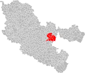 Localisation de Communauté de communes de l'Albe et des Lacs