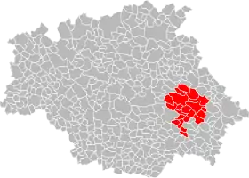 Localisation de Communauté de communes de l'Arrats-Gimone