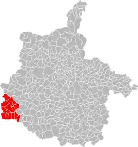 Localisation de Communauté de communes de l'Asfeldois