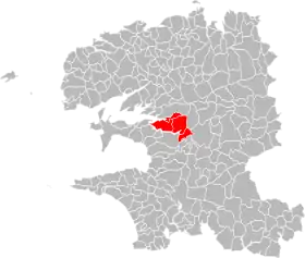 Localisation de Communauté de communes de l'Aulne Maritime