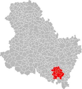 Localisation de Communauté de communes de l'Avallonnais