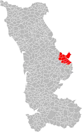 Localisation de Communauté de communes de l'Elle