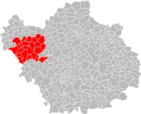 Localisation de Communauté de communes de l'Orvin et de l'Ardusson