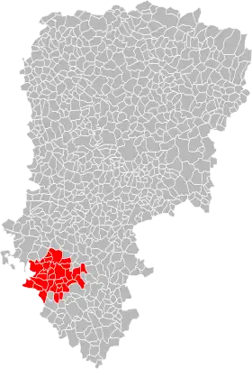 Localisation de Communauté de communesde l'Ourcq et du Clignon