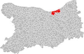 Localisation de Communauté de communesde l'Estuaire de la Dives