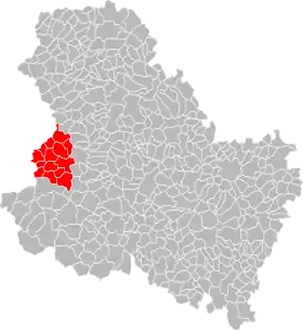 Localisation de Communauté de communes de l'orée de Puisaye