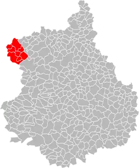 Localisation de Communauté de communes de l'Orée du Perche