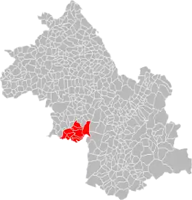 Localisation de Communauté de communes de la Bourne à l'Isère