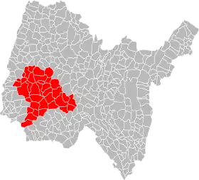 Localisation de Communauté de Communes de la Dombes