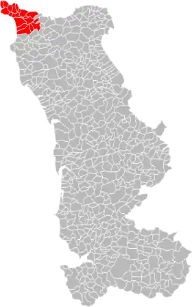 Localisation de Communauté de communes de la Hague