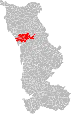 Localisation de Communauté de communes de La Haye-du-Puits