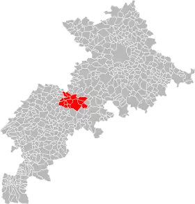 Localisation de Communauté de communes de la Louge et du Touch