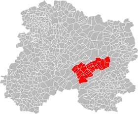 Localisation de Communauté de communes de la Moivre à la Coole