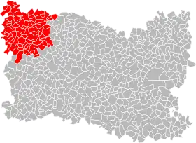 Localisation de Communauté de communes de la Picardie verte