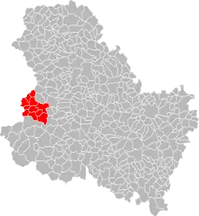 Localisation de Communauté de communes de la Région de Charny