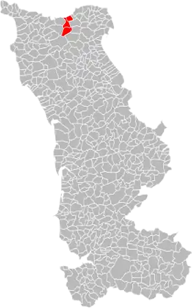 Localisation de Communauté de communes de la Saire