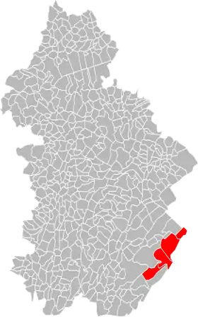 Localisation de Communauté de communes de la Station des Rousses-Haut-Jura