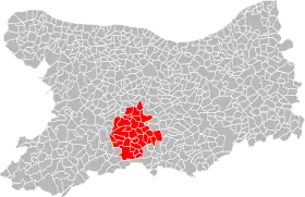 Localisation de Communauté de communes de la Suisse normande