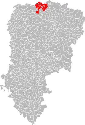 Localisation de Communauté de communesde la Thiérache d'Aumale