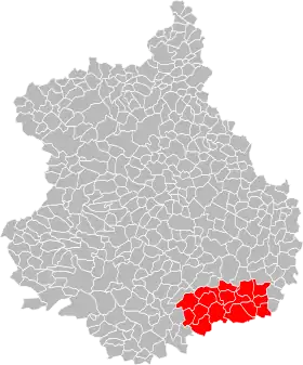 Localisation de Communauté de communes de la Beauce d'Orgères