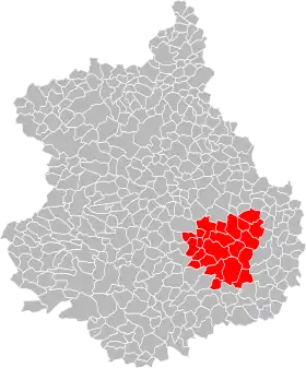 Localisation de Communauté de communes de la Beauce vovéenne