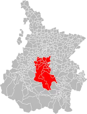 Localisation de Communauté de communes de la Haute-Bigorre