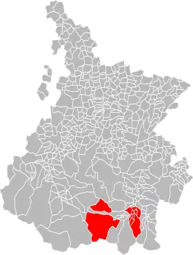 Localisation de Communauté de communes de la Haute Vallée d'Aure