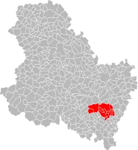 Localisation de Communauté de communes de la haute vallée du Serein