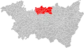 Localisation de Communauté de communes de la Moyenne Moselle