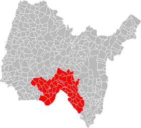 Localisation de Communauté de communes de la Plaine de l'Ain