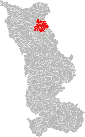 Localisation de Communauté de communes de la Région de Montebourg